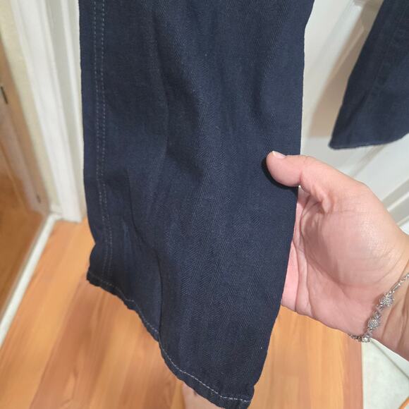 AG Adriano Goldschmied Navy Cotton Pants Size 36x34 Lightweight - Picture 10 of 10